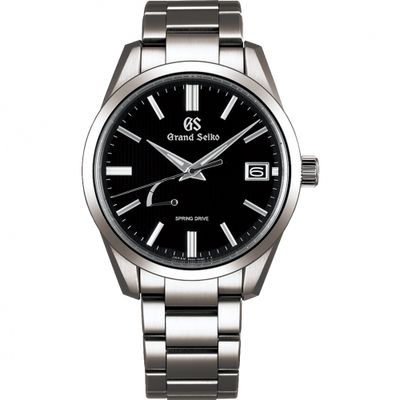 Remontoir à montres pour montre Grand Seiko Spring Drive Spring Drive Titanium / Noire / Bracelet