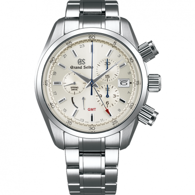 Remontoir à montres pour montre Grand Seiko Spring Drive Spring Drive Chronograph Stainless Steel / Argent / Bracelet