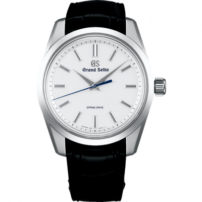 Remontoir à montres pour montre Grand Seiko Spring Drive Spring Drive 8 Days Platinum / Blanc Diamond Dust / Strap