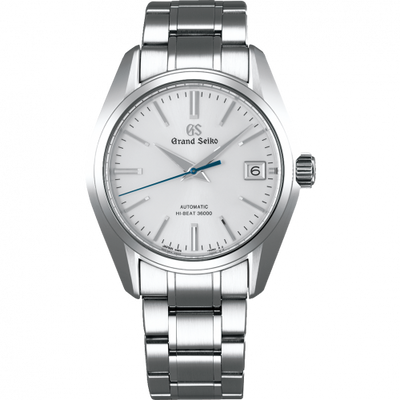 Remontoir à montres pour montre Grand Seiko Mechanical Automatic Hi Beat 36000 Stainless Steel / Blanc / Bracelet