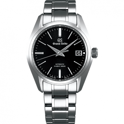 Remontoir à montres pour montre Grand Seiko Mechanical Automatic Hi Beat 36000 Stainless Steel / Noire / Bracelet