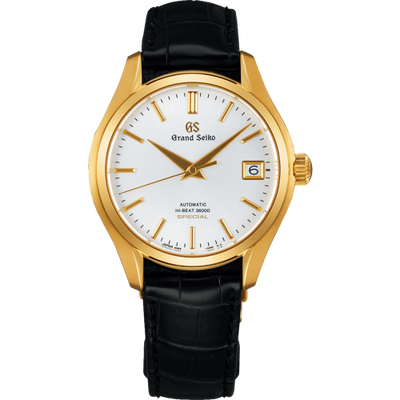 Remontoir à montres pour montre Grand Seiko Mechanical Automatic Hi Beat 36000 Special Yellow Or / Blanc / Strap