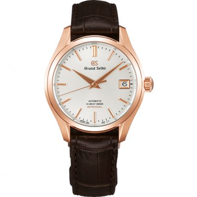 Remontoir à montres pour montre Grand Seiko Mechanical Automatic Hi Beat 36000 Special Rose Or / Blanc / Strap