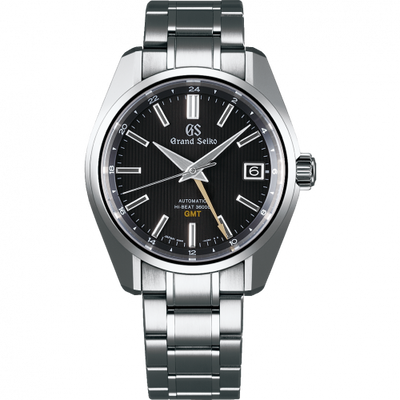 Remontoir à montres pour montre Grand Seiko Mechanical Automatic Hi Beat 36000 GMT Titanium / Noire / Bracelet