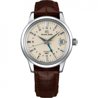 Remontoir à montres pour montre Grand Seiko Mechanical Automatic Hi Beat 36000 GMT Stainless Steel / Argent / Strap