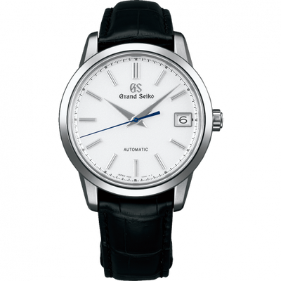 Remontoir à montres pour montre Grand Seiko Mechanical Automatic Date Titanium / Blanc / Bracelet / First Grand Seiko