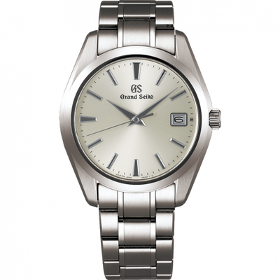 Remontoir à montres pour montre Grand Seiko Quartz Quartz Titanium / Argent / Bracelet