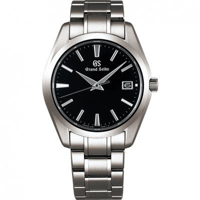 Remontoir à montres pour montre Grand Seiko Quartz Quartz Titanium / Noire / Bracelet