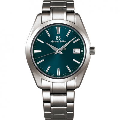 Remontoir à montres pour montre Grand Seiko Quartz Quartz Titanium / Bleu / Bracelet
