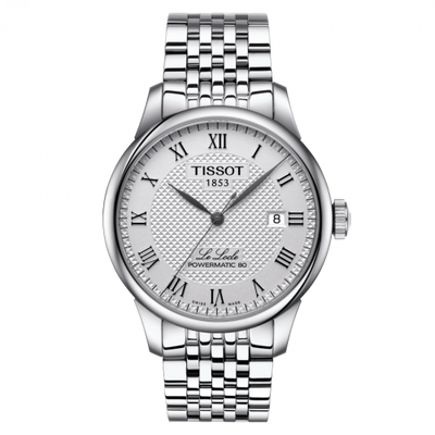 Remontoir à montres pour montre Tissot Le Locle Le Locle Powermatic 80 39.3 Stainless Steel / Argent / Bracelet