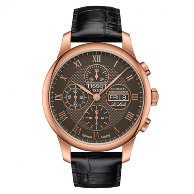 Remontoir à montres pour montre Tissot Le Locle Le Locle 42.3 Valjoux Chronograph Rose Or PVD / Bronze