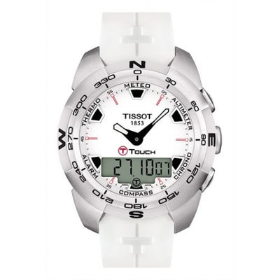 Remontoir à montres pour montre Tissot Touch T-Touch Expert Blanc Rubber