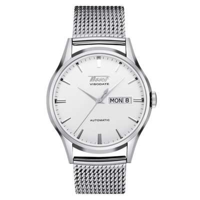 Watch Winder for watch Tissot Heritage Visodate Automatic Stainless Steel / Silver / Bracelet