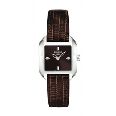 Remontoir à montres pour montre Tissot T-Wave T-Wave carré Quartz 23.6 Stainless Steel / Noire / Strap