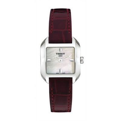 Remontoir à montres pour montre Tissot T-Wave T-Wave carré Quartz 23.6 Stainless Steel / MOP / Strap