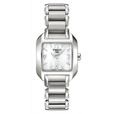 Remontoir à montres pour montre Tissot T-Wave T-Wave carré Quartz 23.6 Stainless Steel / MOP / Bracelet