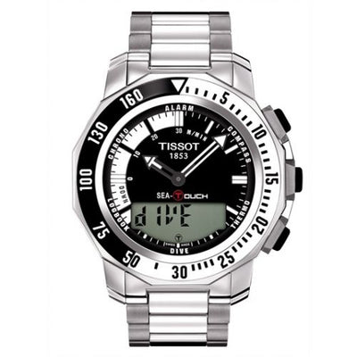 Remontoir à montres pour montre Tissot Touch Sea-Touch Feet Noire