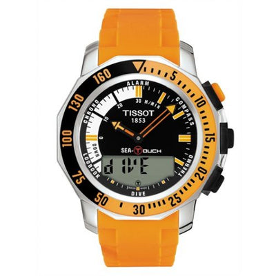 Remontoir à montres pour montre Tissot Touch Sea-Touch Feet Orange