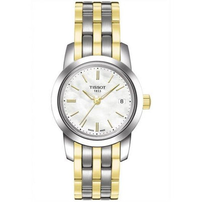 Remontoir à montres pour montre Tissot Dream Dream Quartz 28 Stainless Steel / PVD Yellow Or / MOP / Bracelet
