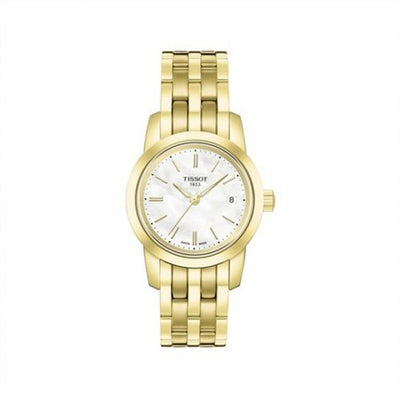 Remontoir à montres pour montre Tissot Dream Dream Quartz 28 Yellow Or PVD / MOP / Bracelet