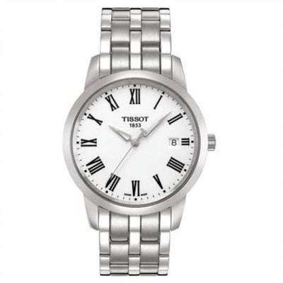 Remontoir à montres pour montre Tissot Dream Dream Quartz 38 Stainless Steel / Blanc / Bracelet