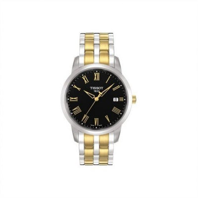 Remontoir à montres pour montre Tissot Dream Dream Quartz 38 Stainless Steel / Yellow Or PVD / Noire / Bracelet