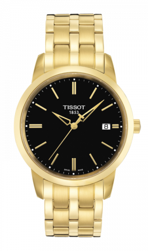 Remontoir à montres pour montre Tissot Dream Dream Quartz 38 Yellow Or PVD / Noire / Bracelet