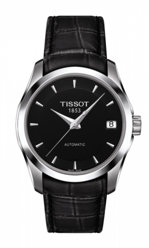 Watch Winder for watch Tissot Couturier Couturier Automatic Ladies Black / Strap