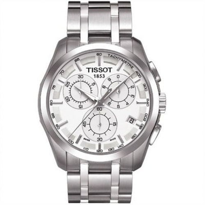 Watch Winder for watch Tissot Couturier Couturier Quartz Chronograph Silver / Bracelet