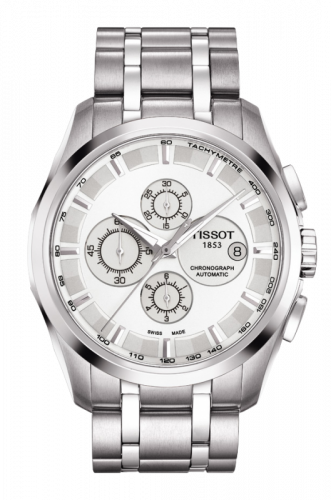 Watch Winder for watch Tissot Couturier Couturier Automatic Chronograph Silver