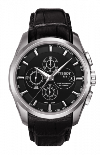 Watch Winder for watch Tissot Couturier Couturier Automatic Chronograph Black / Strap