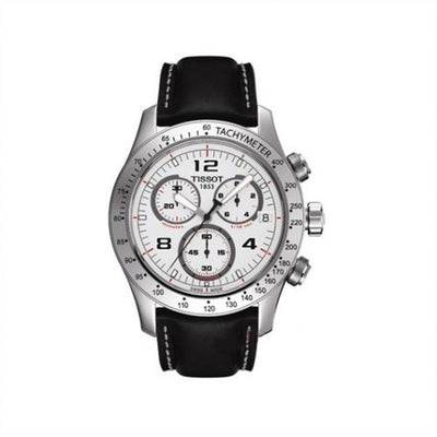 Remontoir à montres pour montre Tissot V8 V8 Quartz Chronograph Tachymeter Argent
