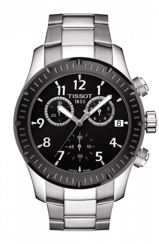 Remontoir à montres pour montre Tissot V8 V8 Quartz Chronograph PVD Bezel