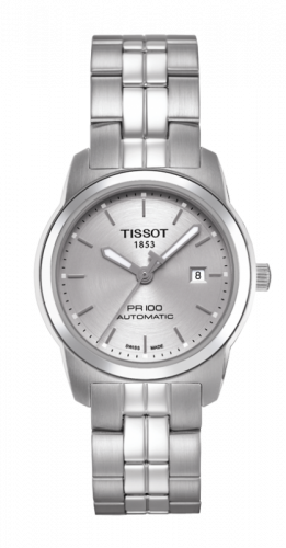 Watch Winder for watch Tissot PR 100 PR 100 Automatic 27 Stainless Steel / Silver / Bracelet