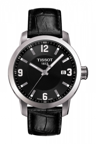 Watch Winder for watch Tissot PRC 200 PRC 200 Quartz Black Leather