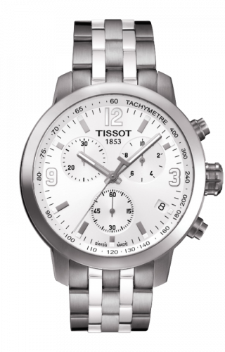 Watch Winder for watch Tissot PRC 200 PRC 200 Quartz Chronograph Silver