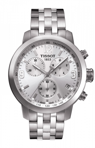 Watch Winder for watch Tissot PRC 200 PRC 200 Quartz Chronograph Silver