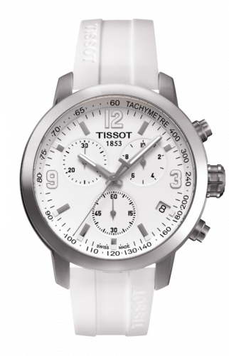 Watch Winder for watch Tissot PRC 200 PRC 200 Quartz Chronograph White Rubber