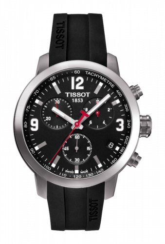 Watch Winder for watch Tissot PRC 200 PRC 200 Quartz Chronograph Black Rubber