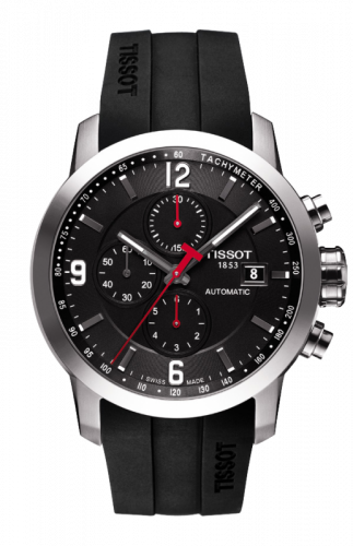 Watch Winder for watch Tissot PRC 200 PRC 200 Automatic Chronograph Black Rubber