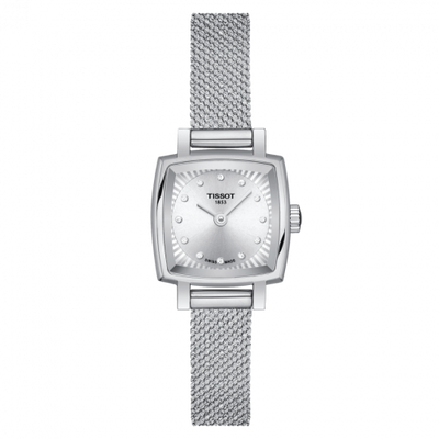 Watch Winder for watch Tissot T-Lady Lovely Square Stainless Steel / Silver / Bracelet