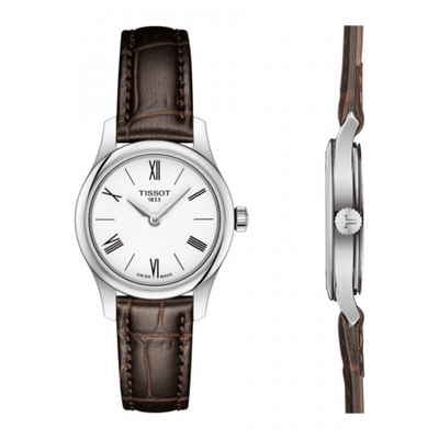 Remontoir à montres pour montre Tissot Tradition Tradition 5.5 Lady 25 Stainless Steel / Blanc