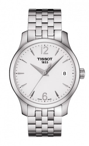Remontoir à montres pour montre Tissot Tradition Tradition Lady Stainless Steel / Argent / Bracelet