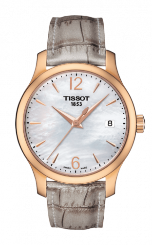 Remontoir à montres pour montre Tissot Tradition Tradition Lady PVD Rose Or / MOP