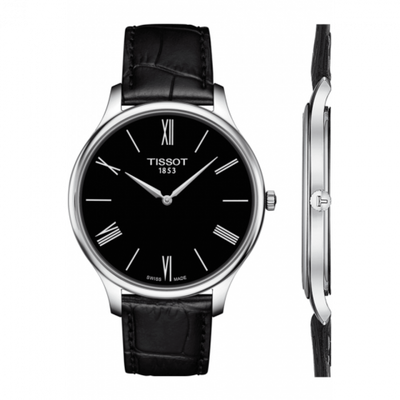 Remontoir à montres pour montre Tissot Tradition Tradition 5.5 Stainless Steel / Noire / Strap