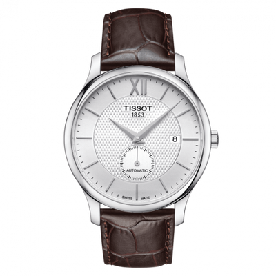 Remontoir à montres pour montre Tissot Tradition Tradition Automatic Small Second Stainless Steel / Argent