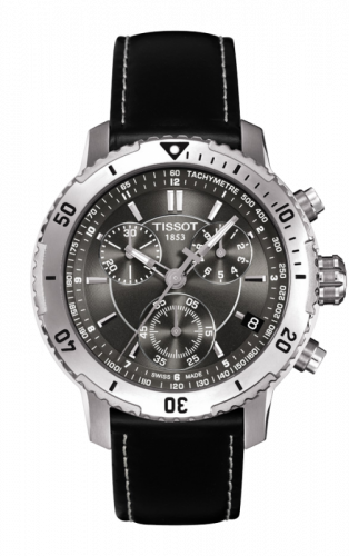 Watch Winder for watch Tissot PRS 200 PRS 200 Quartz Chronograph Grey Strap