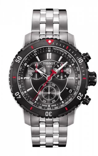 Watch Winder for watch Tissot PRS 200 PRS 200 Quartz Chronograph PVD Bezel