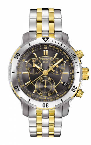 Watch Winder for watch Tissot PRS 200 PRS 200 Quartz Chronograph Two Tone Grey