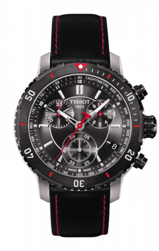 Watch Winder for watch Tissot PRS 200 PRS 200 Quartz Chronograph PVD Bezel Strap